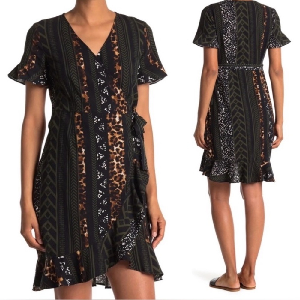 Very Moda Wrap Dress 100% Cotton NWOT.